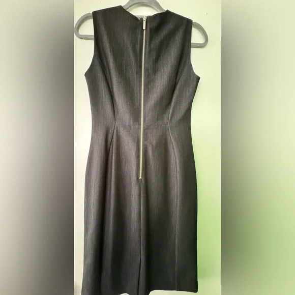 Calvin Klein Black Sleeveless Dress Womens size 4 - Picture 3 of 3